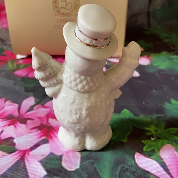 Lenox Porcelain Snowman Figurine - Picture 3 of 4